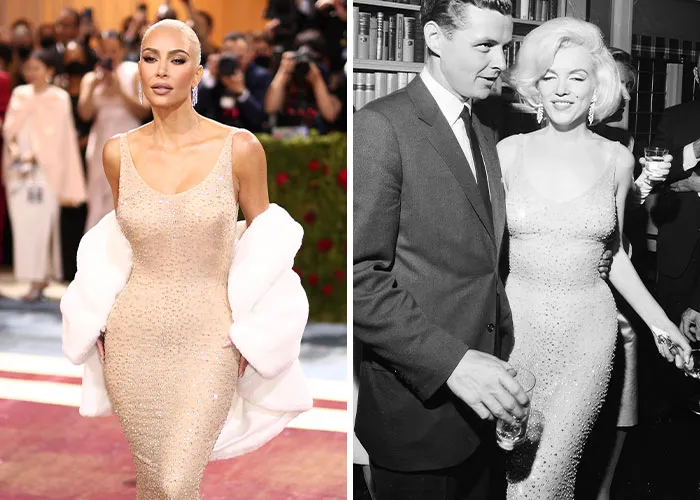Kim Kardashian y Marilyn Monroe