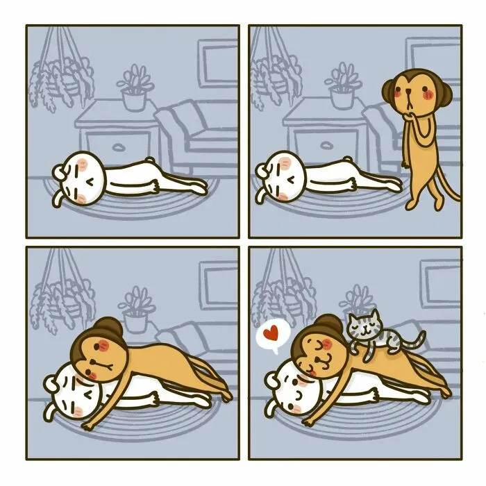 This Artist Hilariously Captures The Everyday Struggles Of Love And Life In 21 New Adorable Comics
