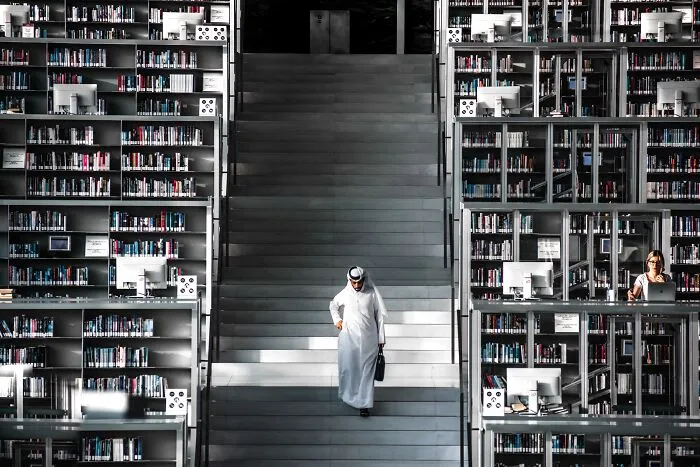 3rd Place / Architecture / Interior: Bookhouse By Yahia Fahid Alsharif