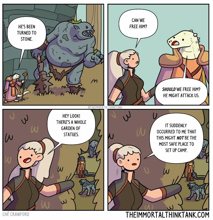 20 Epic Comics That Blend Fantasy Gaming And Everyday Humor By Ché Crawford (New Pics)
