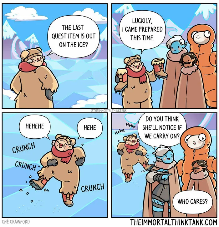 20 Epic Comics That Blend Fantasy Gaming And Everyday Humor By Ché Crawford (New Pics)