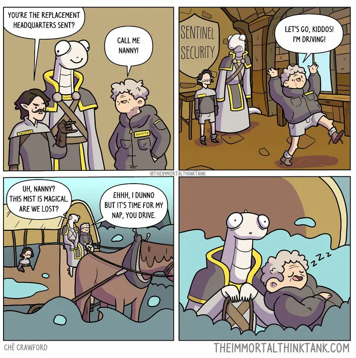 20 Epic Comics That Blend Fantasy Gaming And Everyday Humor By Ché Crawford (New Pics)