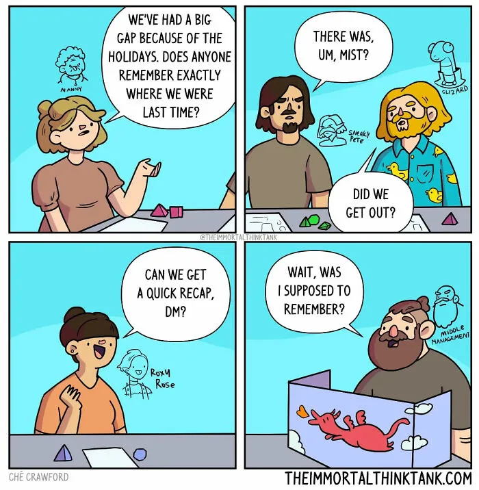 20 Epic Comics That Blend Fantasy Gaming And Everyday Humor By Ché Crawford (New Pics)