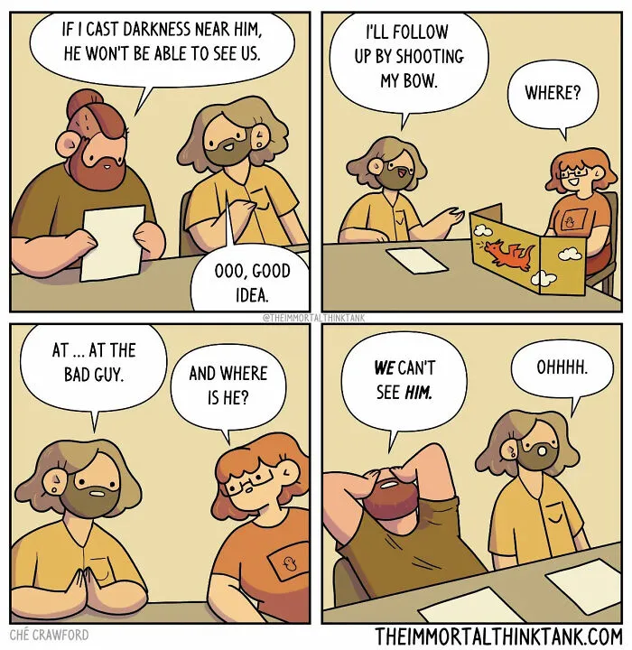 20 Epic Comics That Blend Fantasy Gaming And Everyday Humor By Ché Crawford (New Pics)