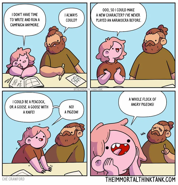 20 Epic Comics That Blend Fantasy Gaming And Everyday Humor By Ché Crawford (New Pics)