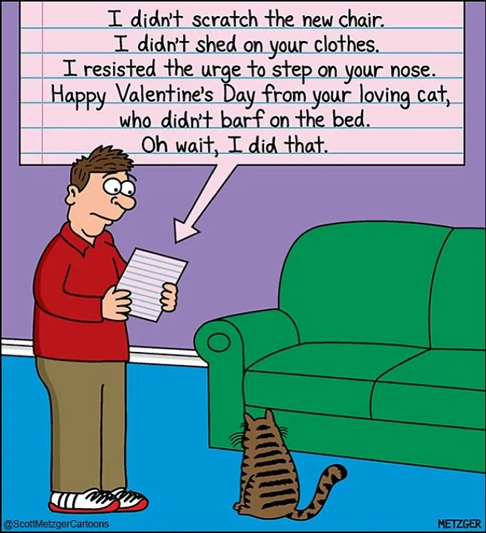 25 Of The Funniest Cat And Dog Comics By Scott Metzger That Perfectly Reveal Their Nature (New Pics)