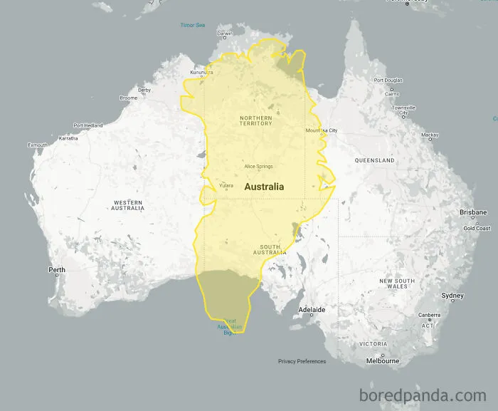 Greenland Over Australia