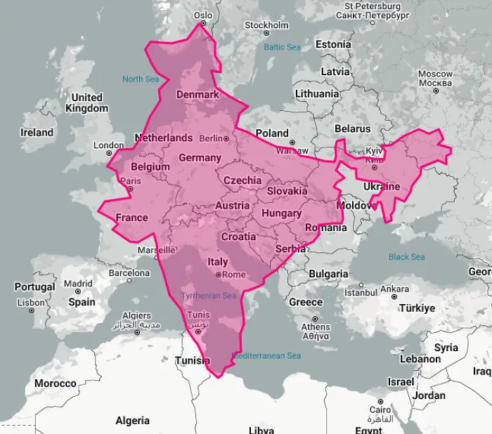 India Over Europe