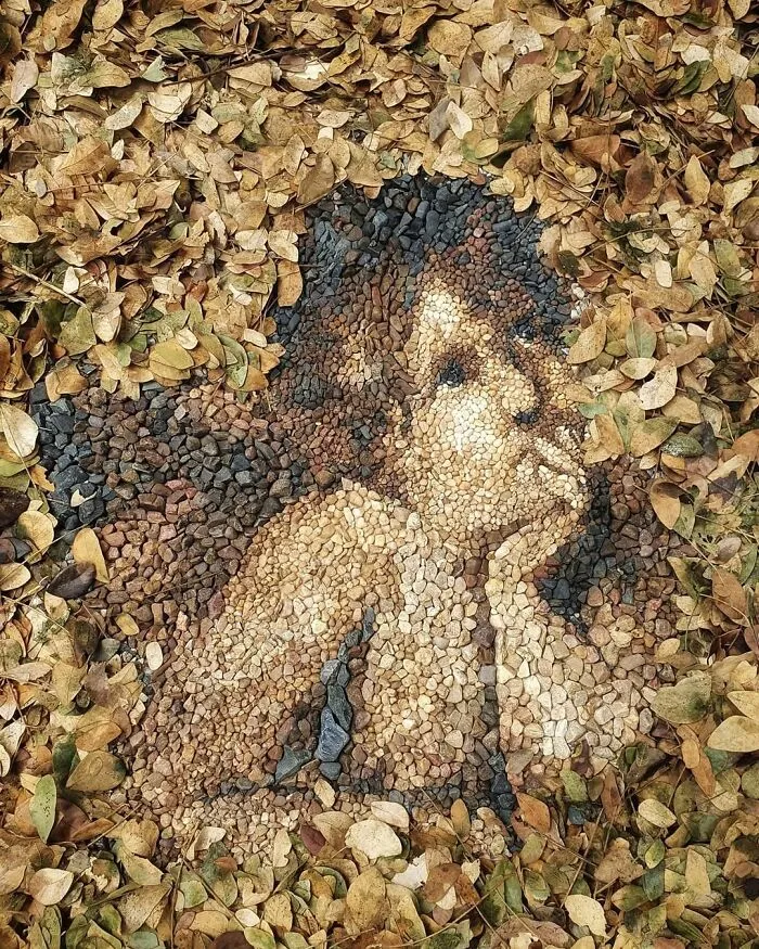 British Artist Justin Bateman Creates Intricate Art Using Pebbles (40 New Pics)
