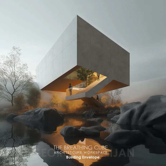 Architecture & Interior Design: 1st Place Winner - "The Breathing Cube" By Georges Oueijan