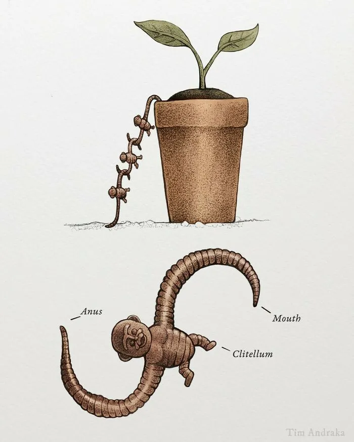 Surreal Zoology: 25 New Nonsensical Scientific Illustrations Of Wildlife By Tim Andraka