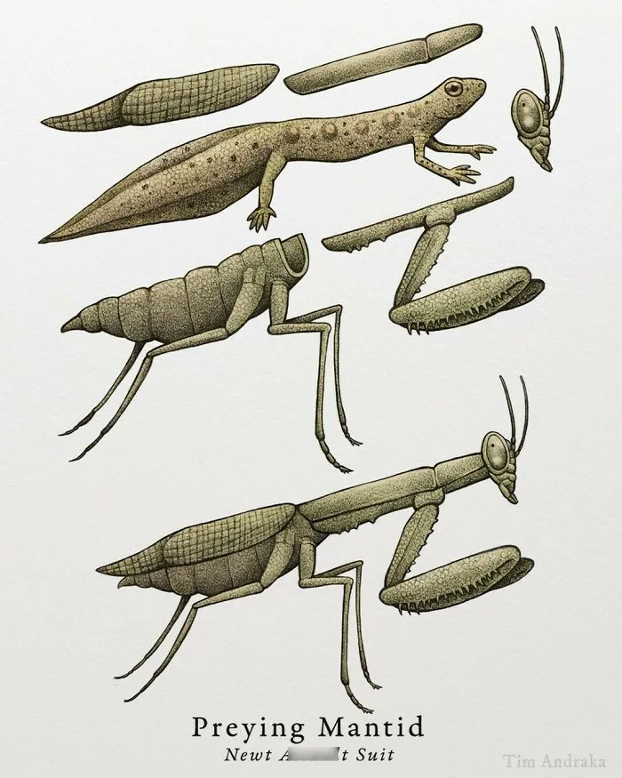 Surreal Zoology: 25 New Nonsensical Scientific Illustrations Of Wildlife By Tim Andraka