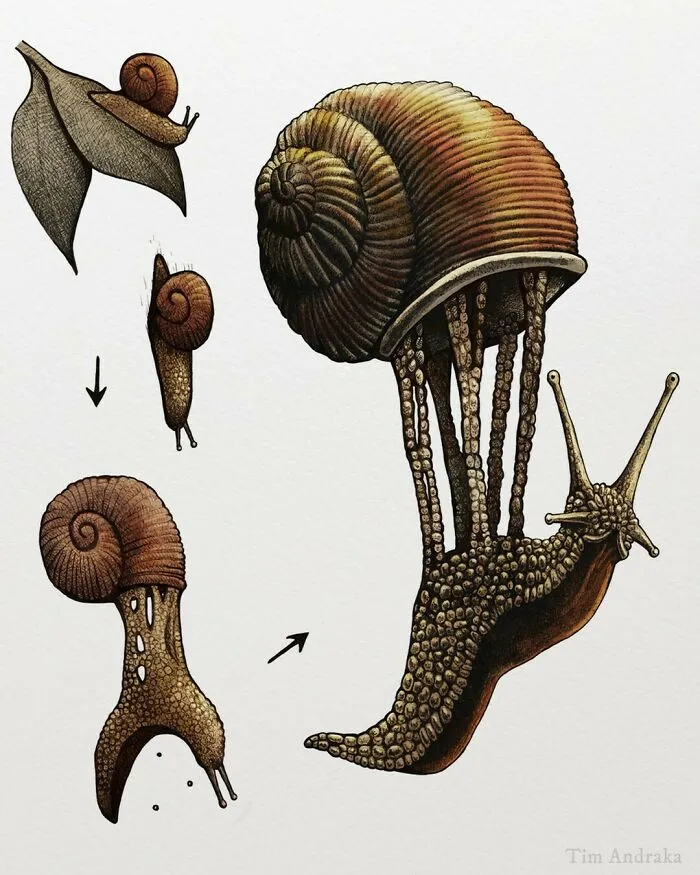 Surreal Zoology: 25 New Nonsensical Scientific Illustrations Of Wildlife By Tim Andraka