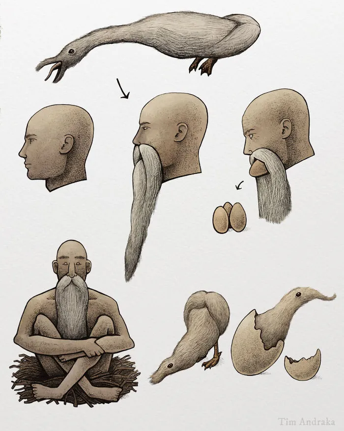 Surreal Zoology: 25 New Nonsensical Scientific Illustrations Of Wildlife By Tim Andraka