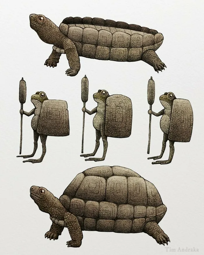 Surreal Zoology: 25 New Nonsensical Scientific Illustrations Of Wildlife By Tim Andraka
