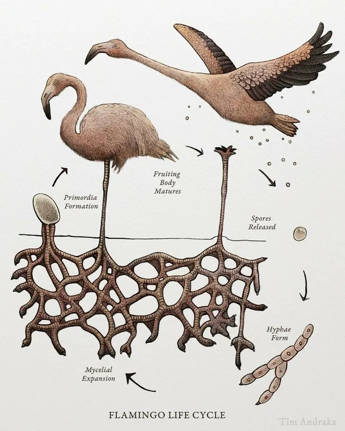 Surreal Zoology: 25 New Nonsensical Scientific Illustrations Of Wildlife By Tim Andraka