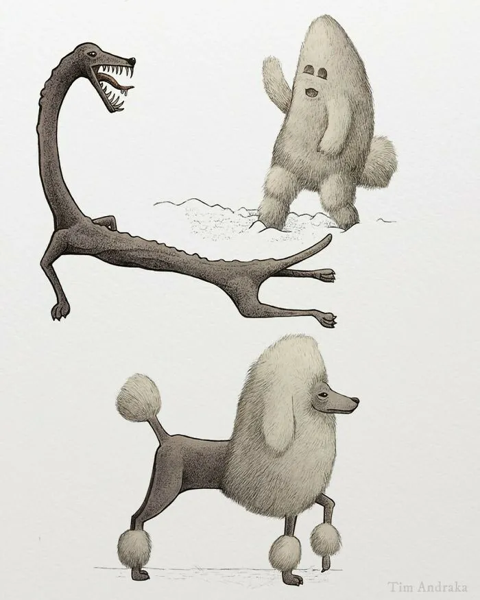Surreal Zoology: 25 New Nonsensical Scientific Illustrations Of Wildlife By Tim Andraka