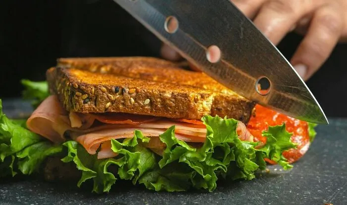 Cutting Your Sandwich Diagonally Or Horizontally?