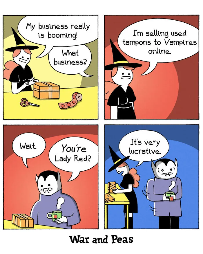 These War And Peas Comics Are Both Hilarious And Unhinged (19 New Pics)
