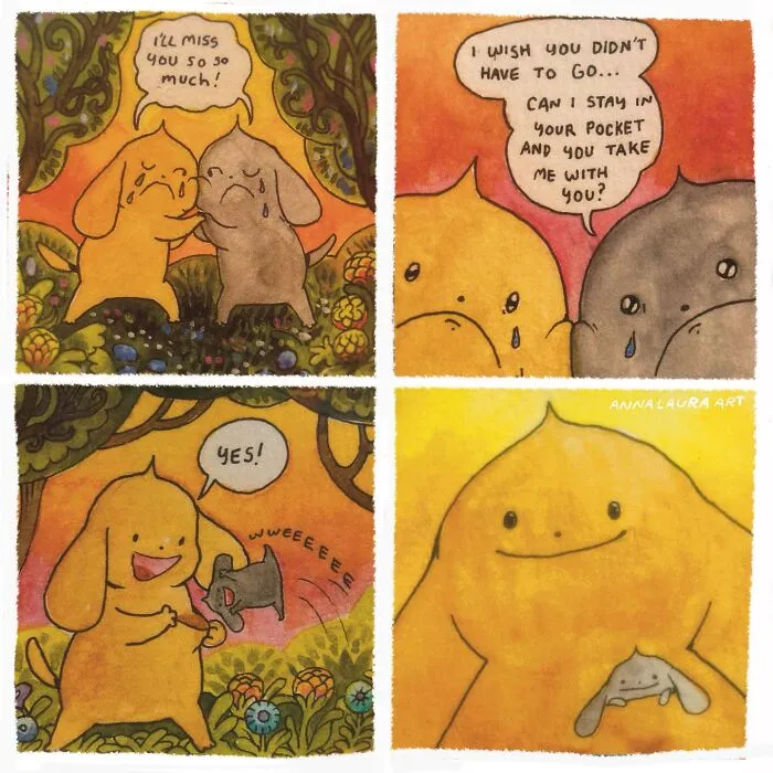 21 Watercolor Comics By Anna-Laura Sullivan That Might Brighten Your Day