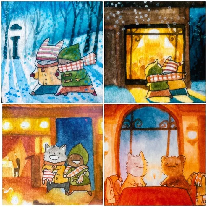 21 Watercolor Comics By Anna-Laura Sullivan That Might Brighten Your Day