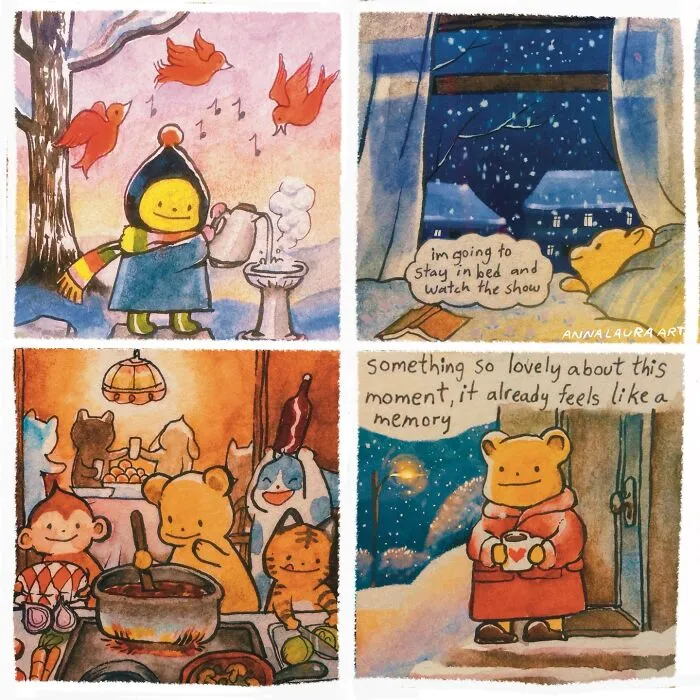 21 Watercolor Comics By Anna-Laura Sullivan That Might Brighten Your Day