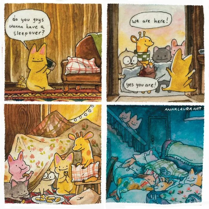 21 Watercolor Comics By Anna-Laura Sullivan That Might Brighten Your Day