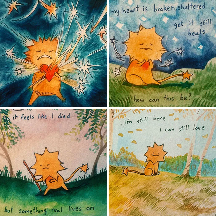 21 Watercolor Comics By Anna-Laura Sullivan That Might Brighten Your Day