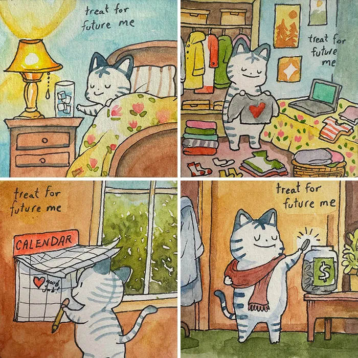 21 Watercolor Comics By Anna-Laura Sullivan That Might Brighten Your Day