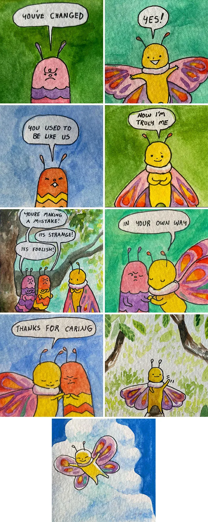 21 Watercolor Comics By Anna-Laura Sullivan That Might Brighten Your Day