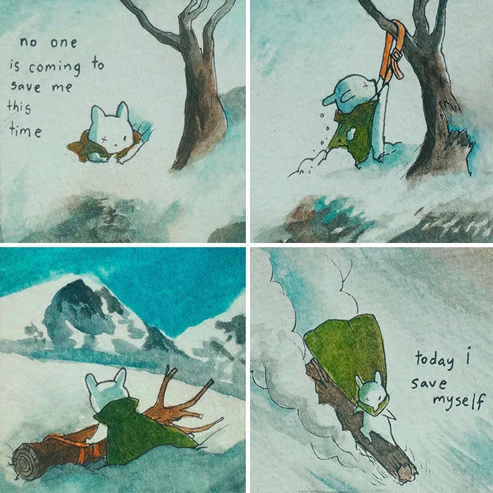 21 Watercolor Comics By Anna-Laura Sullivan That Might Brighten Your Day