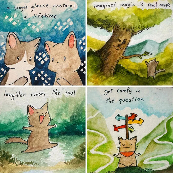 21 Watercolor Comics By Anna-Laura Sullivan That Might Brighten Your Day