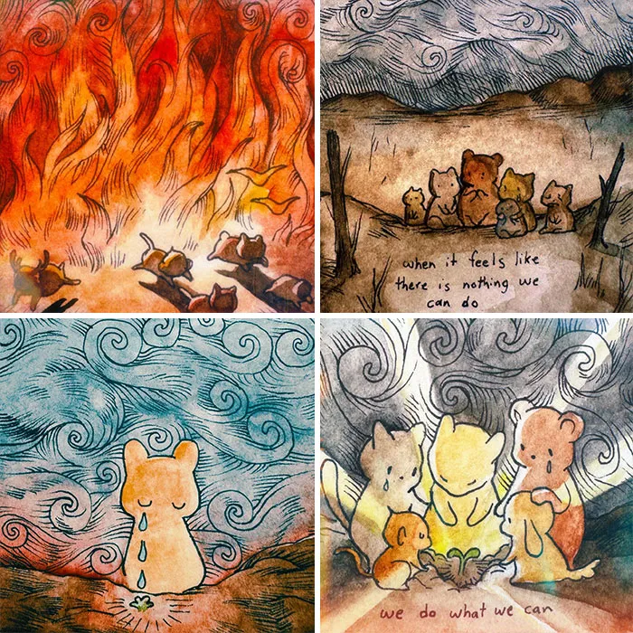 21 Watercolor Comics By Anna-Laura Sullivan That Might Brighten Your Day