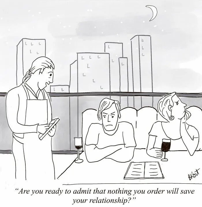 30 Lighthearted One-Panel Comics By Beverley Kort To Brighten Your Day