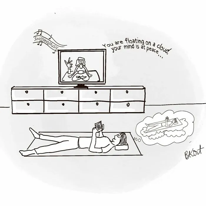 30 Lighthearted One-Panel Comics By Beverley Kort To Brighten Your Day