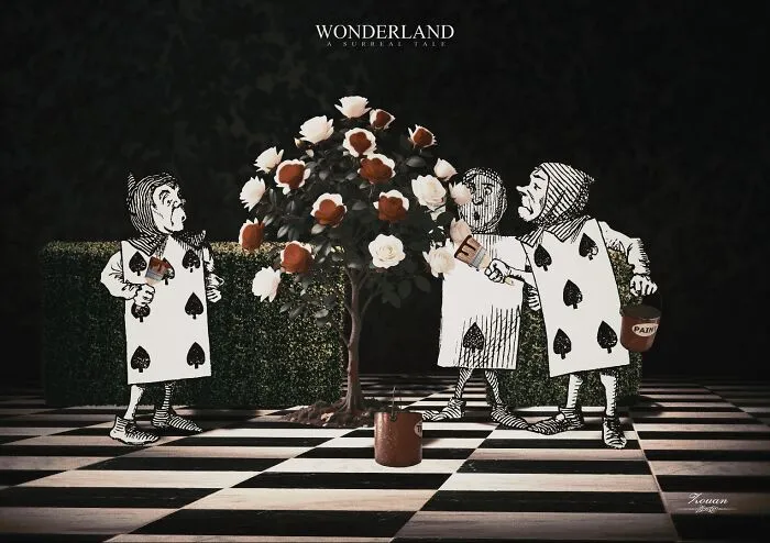 I’m Zouan Kourtis, And I Present A Surreal, Gothic Twist On Alice In Wonderland (20 Pics)