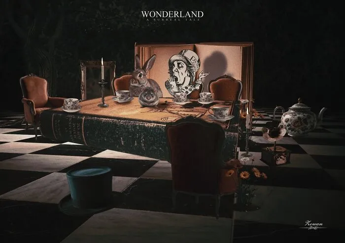 I’m Zouan Kourtis, And I Present A Surreal, Gothic Twist On Alice In Wonderland (20 Pics)