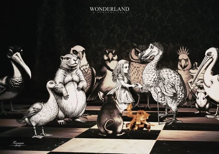 I’m Zouan Kourtis, And I Present A Surreal, Gothic Twist On Alice In Wonderland (20 Pics)