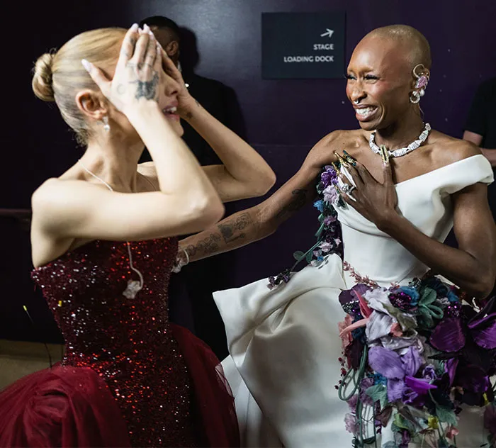Ariana Grande And Cynthia Erivo Shared Some Tears
