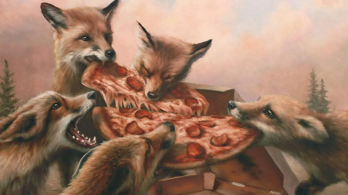Artist’s 44 Thought-Provoking Paintings Where Animals Interact With The World As Humans