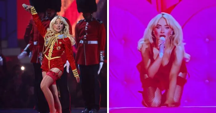 "Used To Be A Family Event": Moms Cover Kids' Eyes At Sabrina Carpenter's Brit Awards Performance