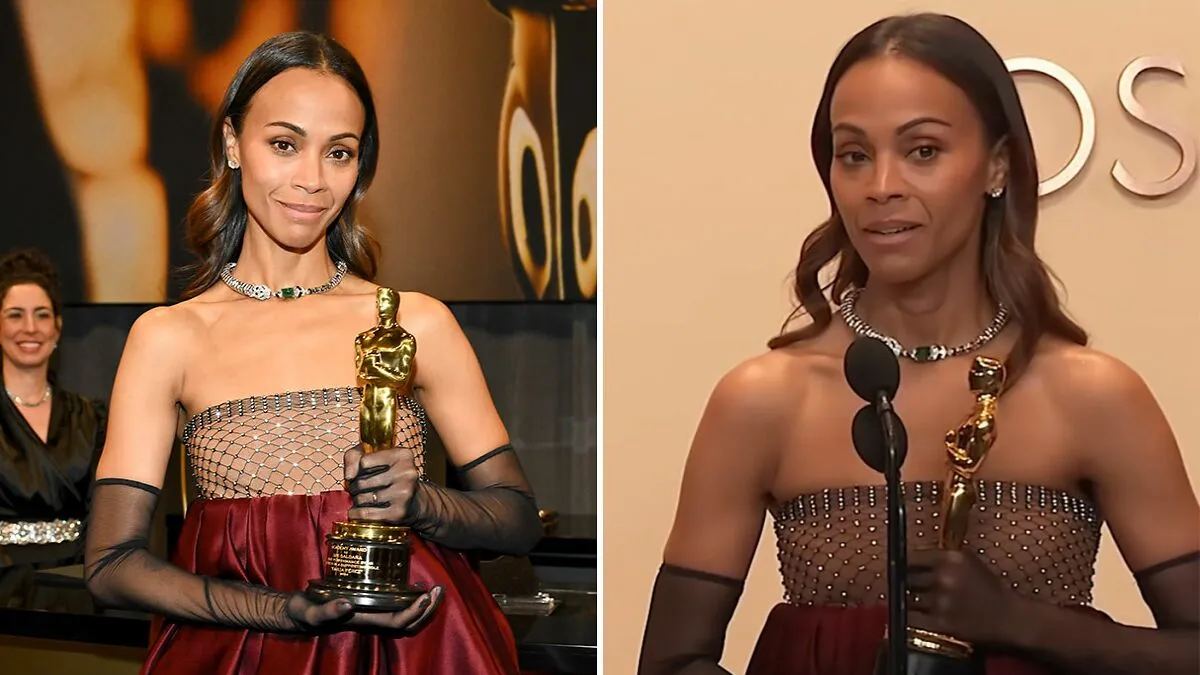 Zoe Saldaña Accused Of Being "Tone-Deaf" After "Disgusting" Apology Following Oscars Win