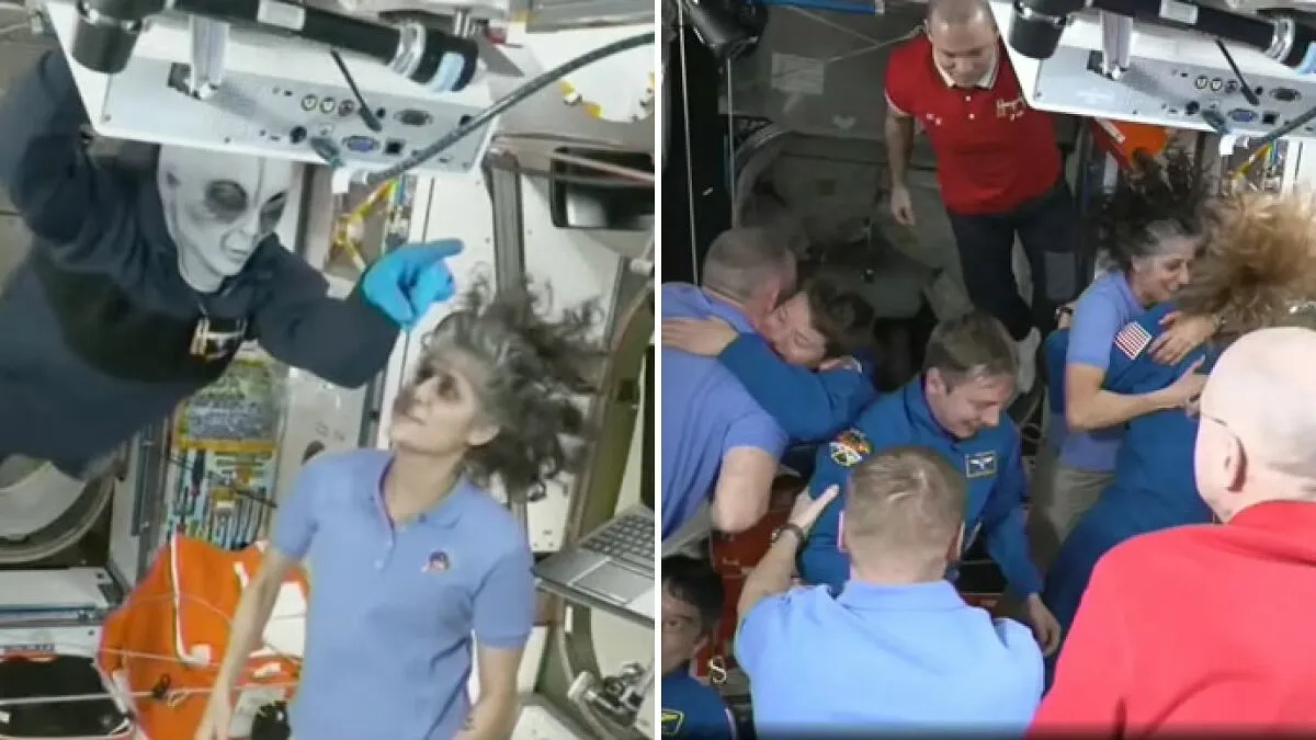 "Houston, Thank You": SpaceX Crew Arrives At ISS To Bring Stranded NASA Astronauts Back Home