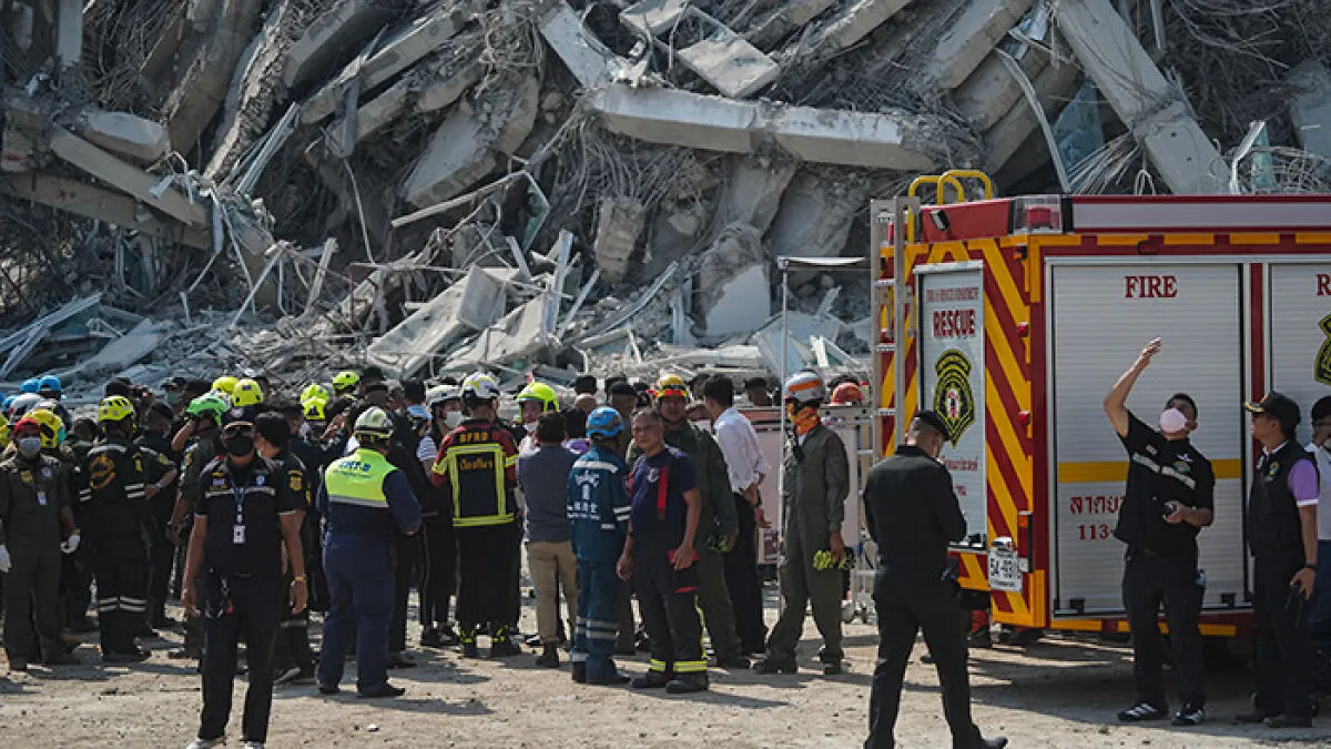 Horrifying Scenes Of Myanmar's Massive Earthquake Caught On Camera