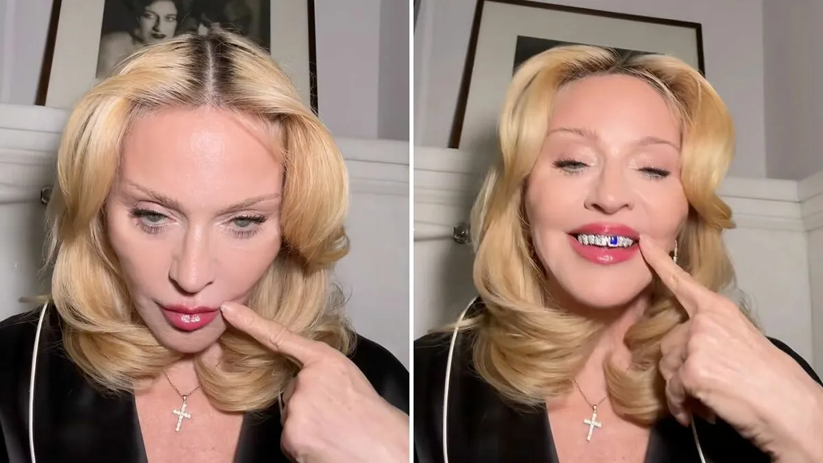 Madonna Fans Spot Embarrasing "Toilet" Detail As She Shows Off Diamond Grills
