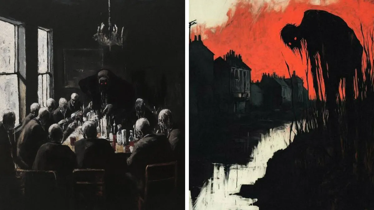 Artist Paints Dark And Creepy Scenes Inspired By Industrial Decay And Folklore (30 Pics)