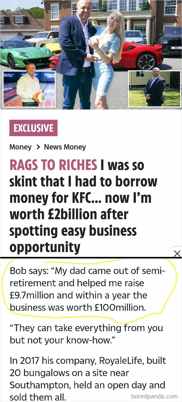 Come On Guys, Success Is Within Our Grasp. Just Got To Hit Up Your Millionaire Dad First