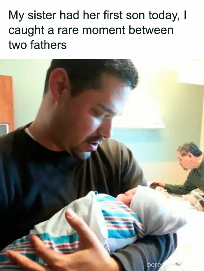 Passing the torch moment