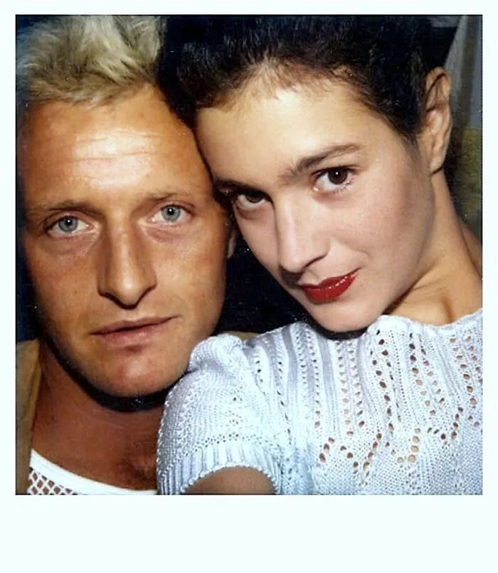 Sean Young’s Polaroid Self-Portrait With Rutger Hauer, 1981- On The Set Of "Blade Runner" In Los Angeles, California