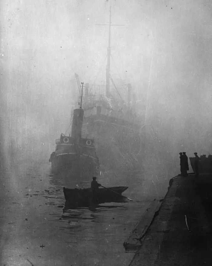 Misty Thames. London. 1931
